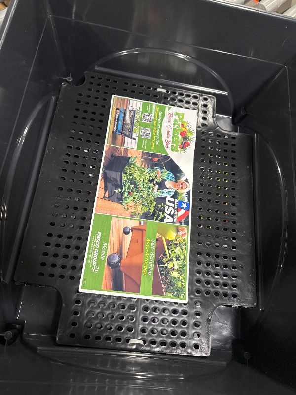 Photo 1 of ** MISSING WHEELS **
Emsco Emsco City Picker Raised-Bed Grow Box Plastic Slate 20 x 24