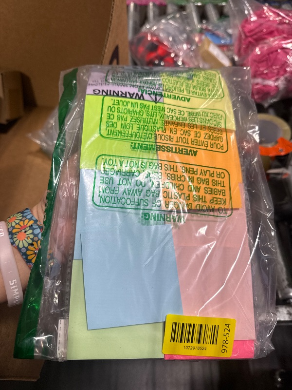 Photo 1 of (24 Pack) Sticky Notes 3x3 in Post, 12 Bright Colors Sticky Note Self-Stick Notes Pads,Strong Adhesive, Easy to Post for Home, Office, Notebook