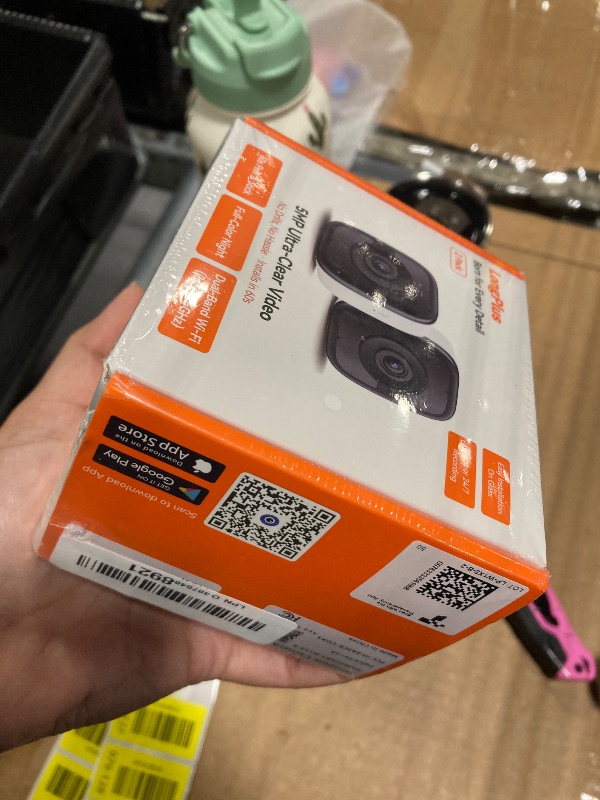 Photo 1 of ***NEW**** LongPlus 5MP Safe View Window Camera: 2 Packs 3K Window Cameras for Home Security Indoor & Outdoor, Anti-Glare Color Night Vision, Human/Car Detection, 24/7 Recording, No Drill Ideal for Apartment