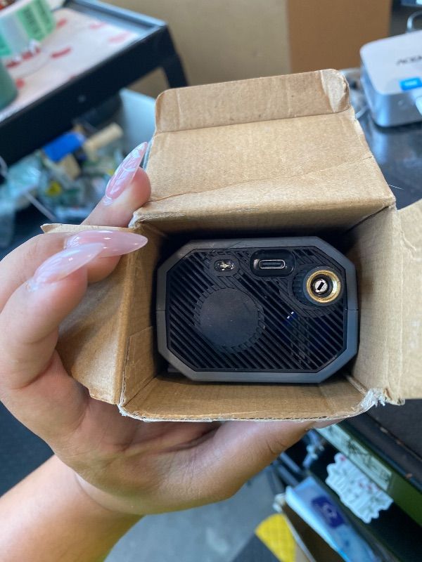 Photo 1 of **UNTESTED**
Tire Inflator Portable Air Compressor, 1 Min Fast Inflation Cordless Bike Pump with Digital Pressure Gauge LED Light, 150 PSI Electric Air Pump for Car Tires, Bicycle, Motorcycle, Ball (Grey)