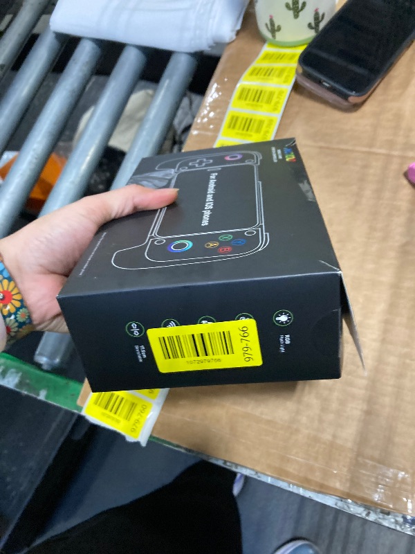 Photo 1 of ?Anti-Drift & Fast-Connect?Wireless Game Controller for iPhone/Android with Case | Hall Joysticks Bluetooth Phone Controller, For Cloud Gaming, Genshin Impact, Roblox, Call of Duty Mobile Gamers,White