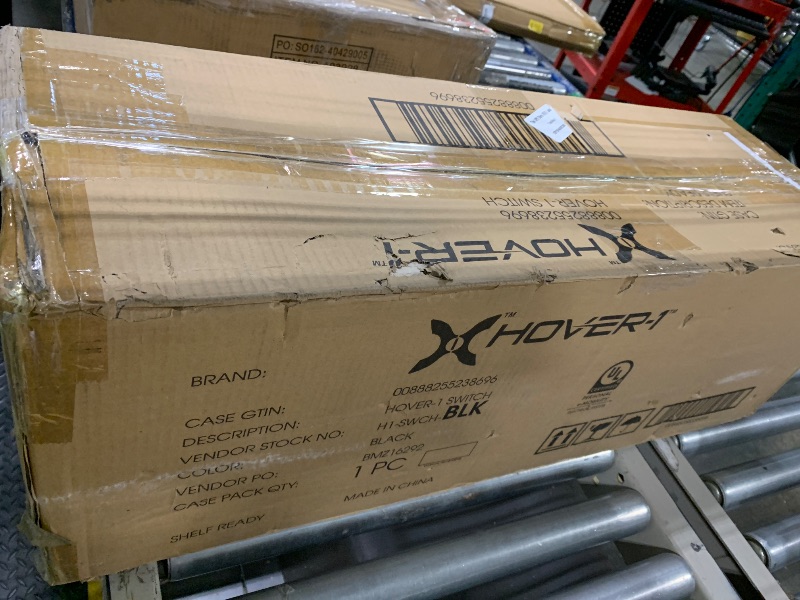 Photo 1 of ***** AS IS NO RETURNS *****Hover-1 Switch 2-In-1 Electric Scooter & Skateboard | 2.5HR Full Charge, Lock & Release Mechanism, Remote Controlled, Safe for Kids, Black