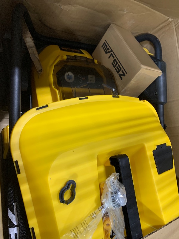Photo 1 of ** sold as is no refund/return**  ZEGJAW Lawn Mower Cordless,13-Inch 20V Electric Lawn Mower with 4.0Ah Battery and Charger, 2-in-1 Electric Mower with 5-Position Height Adjustment