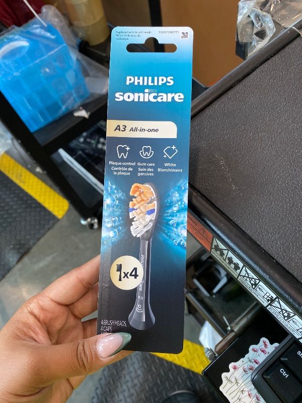 Photo 1 of **White - See Clerk Photos**
Philips Sonicare DiamondClean 9900 Prestige Electric Toothbrush - with SenseIQ Technology and Advanced AI App, 5 Brushing Modes, 3 Intensity Levels, Charging Travel Case, Quartz Black, Model BD7001AZ