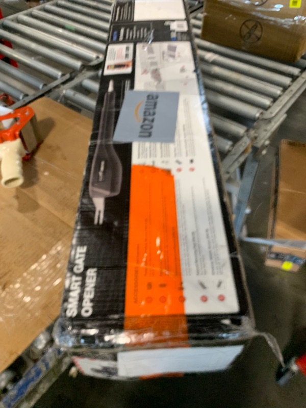 Photo 1 of ** sold as is no refund/return** Mighty Mule MM371W Automatic Gate Opener, Smart and Solar Ready, Includes Gate Opener Remote and More-Up to 16ft Long or 550lb, Black, 1 Gate Opener Kit