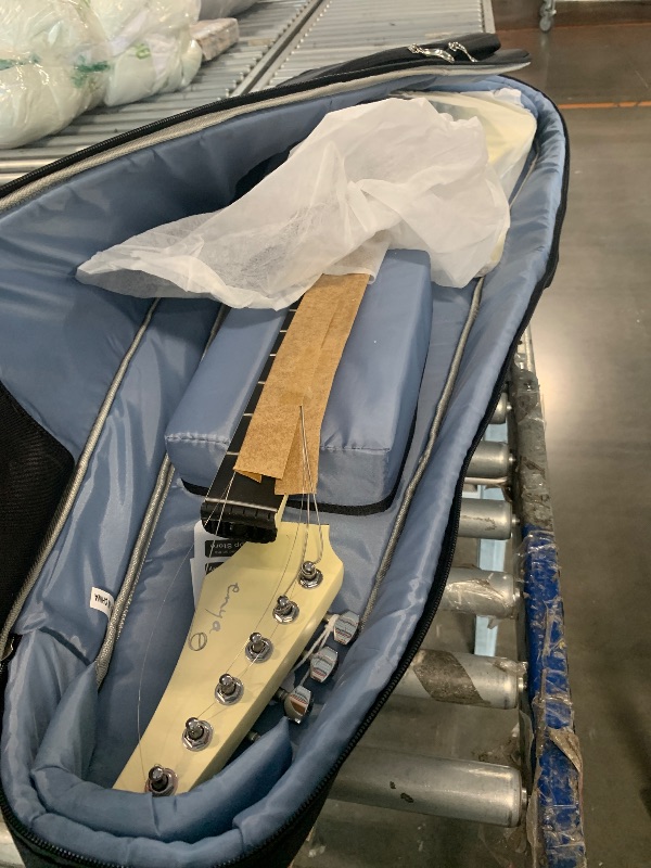 Photo 1 of ** SOLD AS IS NO REFUND/RETRUN** SEE COMMENTS!
Enya Inspire 39" Smart Electric Guitar - Carbon Fiber Body with Built-in 15W Speaker, 20 Tones & App Control, 4 Presets, Bluetooth, Gig Bag Included, 2-Year Warranty