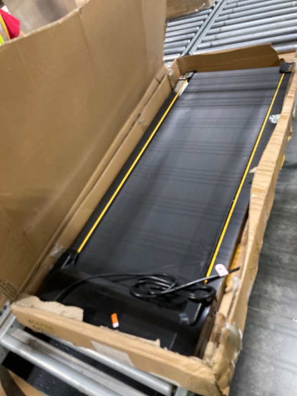 Photo 1 of *** AS IS ALL SALES  FINAL NO RETURNS ***UREVO Under Desk Treadmill for Office Under Desk, Walking Pad 2 in 1 for Home/Office, Portable Walking Pad Treadmill with Remote Control, LED Display