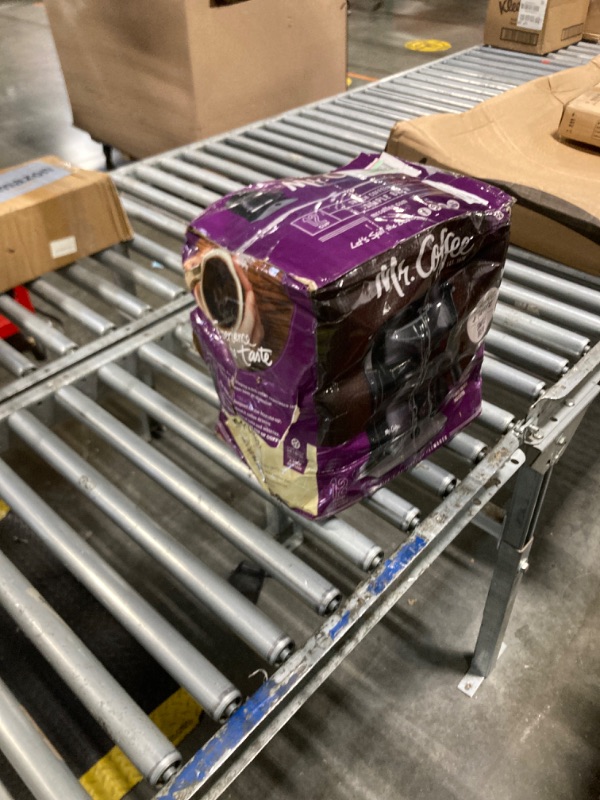 Photo 1 of ***DAMAGED PACKAGING*** Mr. Coffee Black Coffee Maker, 12 Cups, with Auto Pause and Glass Carafe, Perfect for Home and Office Use