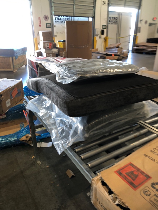 Photo 1 of ***MULTIPLE PARTS*** ***PICK UP WITH TRUCK*** FAVSH 81.5" Convertible L Shaped Sleeper Sofa, 3-Seat Pull Out Sectional Couch with Storage Chaise & Removable Cushions, Chenille Fabric for Small Living Room Apartment, Dark Gray