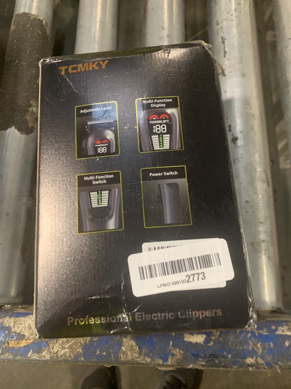 Photo 1 of **UNTESTED**
TCMKY Hair Clippers for Men Professional Clippers for Men Cordless&Corded Barber Clippers for Hair Cutting & Grooming. Rechargeable Hair Trimmer Kit for Household (Red)