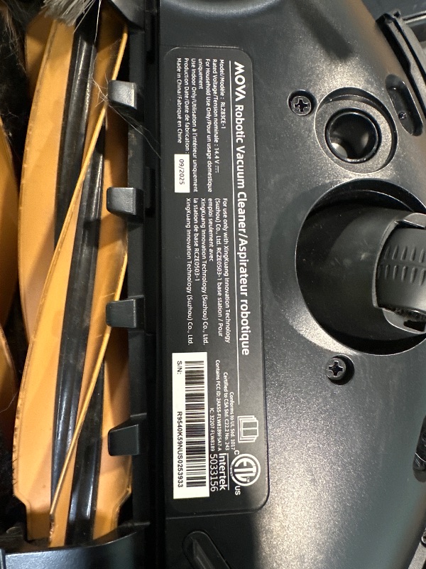 Photo 1 of ***UPDATED 5/3*** Mova Z60 Ultra Roller Complete Robot Vacuum and Mop, 28,000Pa Suction, 3.14in Obstacle Crossing, AutoShield for Carpet Protection, Zero Tangling Duobrush, Extendable Roller & Side Brush