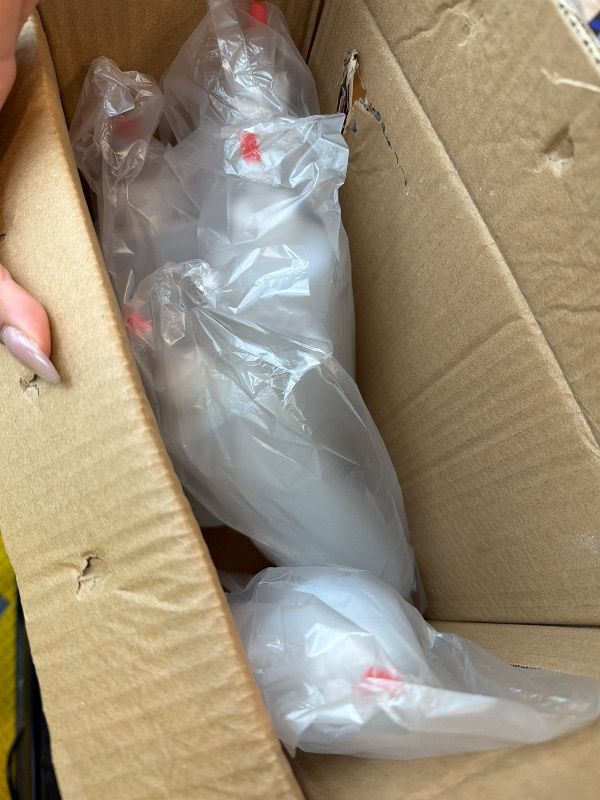 Photo 1 of *MISSING PARTS*
Reli. Plastic Squeeze Bottles, 16 oz. | 10 Pack | Condiment Squeeze Bottles for Sauces | Clear w/Red Tip Cap | 16 Ounce Hot Sauce, Ketchup | Condiments, Olive Oil, Glue