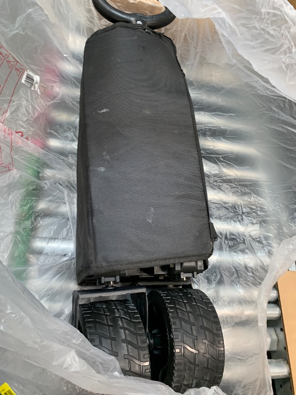 Photo 1 of ** SOLD AS IS, NO REFUND/RETURN** SEE COMMENTS!
ROSONG Collapsible Wagon Cart with Wheels Foldable - Folding Utility Heavy Duty Wagons Carts for Grocery Sports Garden Shopping Camping Wheelbarrows (Black, 120L)