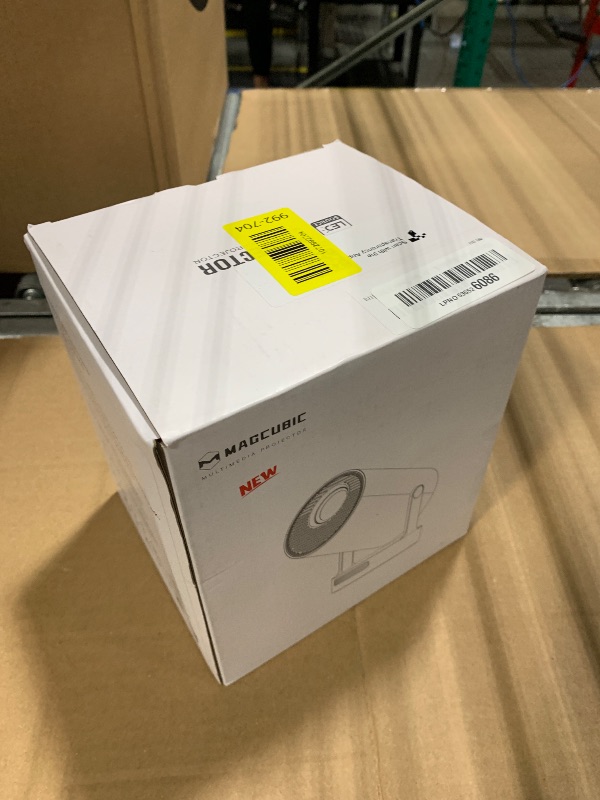 Photo 1 of ?Electric Focus?Magcubic Mini Projector 4K Support, Portable Projector with WiFi 6 and Bluetooth 5.4, Smart Proyector, 5W Soundbase Speaker, 180°Rotation for Home Theater