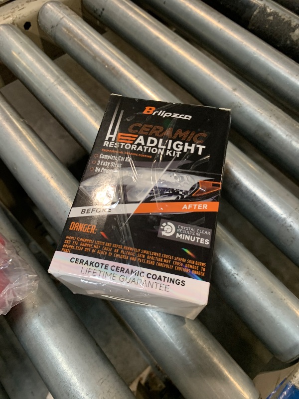 Photo 1 of **MISSING PARTS**
CERAKOTE® Ceramic Headlight Restoration Kit – Guaranteed To Last As Long As You Own Your Vehicle – Brings Headlights Back to Like New Condition - No Power Tools Required - 10 Wipe Kit