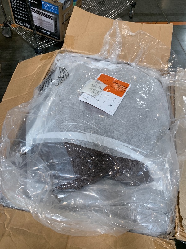 Photo 1 of ** missing power cord and hand control *** DUMOS Power Lift Recliner Chair with Vibration Massage and Heat for Elderly, Ergonomic Overstuffed Breathable Fabric Reclining Chair with 3 Pockets, Remote Control, Living Room, Bedroom, Brown