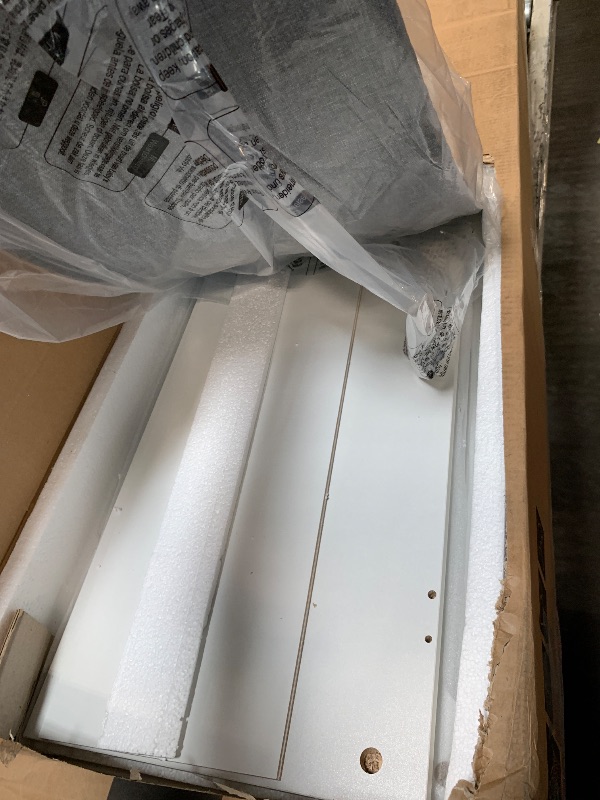Photo 1 of ** sold as is, no refund/return ** see comments!
VASAGLE Shoe Storage Bench with Cushion, 3-Tier Entryway Bench with Padded Seat, Doors, Adjustable Shelves, 14 x 47.6 x 20.7 Inches, for Hallway, Bedroom, Cloud White and Dove Gray ULSB048WB01