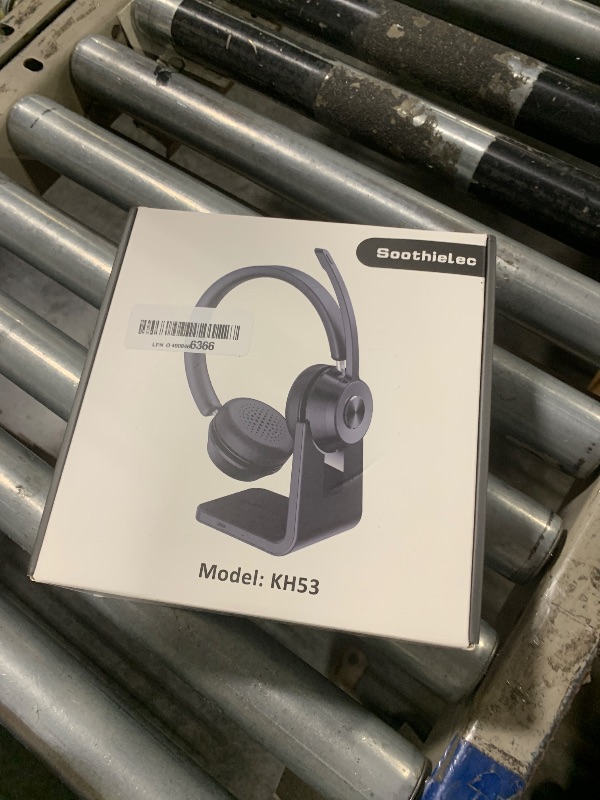 Photo 1 of (Upgraded Version) Wireless Headset, Bluetooth Headset with Noise Cancelling Microphone, Best Headphones with Mic Mute & USB Dongle for PC/Computer/Laptop/Cell Phones/Remote Work/Call Center