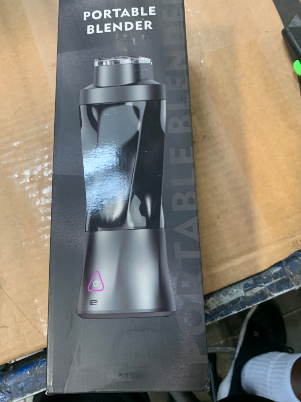Photo 1 of **UNTESTED**
Portable Blender, 360W Personal Blender for Shakes and Smoothies for Kitchen, 24 Oz BPA Free Traveling Juicer Cup and Lid with 6 Blades, Self Cleaning Portable Juicer for Kitchen/Travel/Gym, Pink