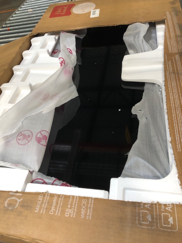 Photo 1 of ** sold as is no refund/return**  LG 55-Inch Class QNED evo AI QNED85A Series Mini LED 4K Smart TV w/AI Picture, AI Sound, HDR10, AI Super Upscaling 4K, Filmmaker Mode, Wow Orchestra, Alexa Built-in (55QNED85AUA, 2025)
