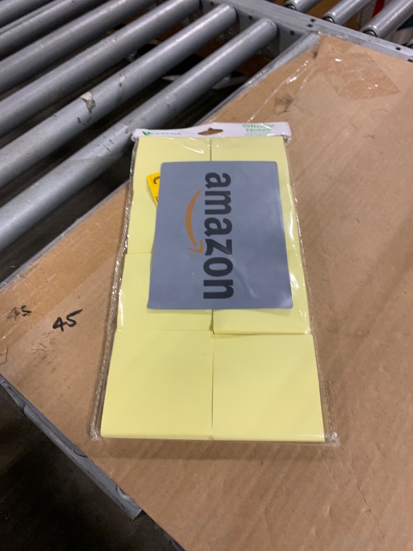 Photo 1 of (24 Pack) Sticky Notes 3x3 in Yellow, Clean Removal, Recyclable, Self-Stick Pads, Easy to Post for Home, Office, Notebook