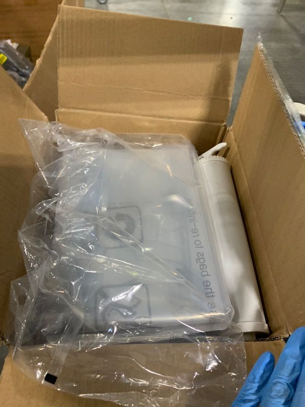 Photo 1 of ** SOLD AS IS, NO REFUND/RETURN** SEE COMMENTS!
Amazon Basics Vacuum Storage Bags for Blankets, Vacuum Compression Space Saving Storage Bags with Hand Pump for Clothes Packing, X-Jumbo, 4-Pack