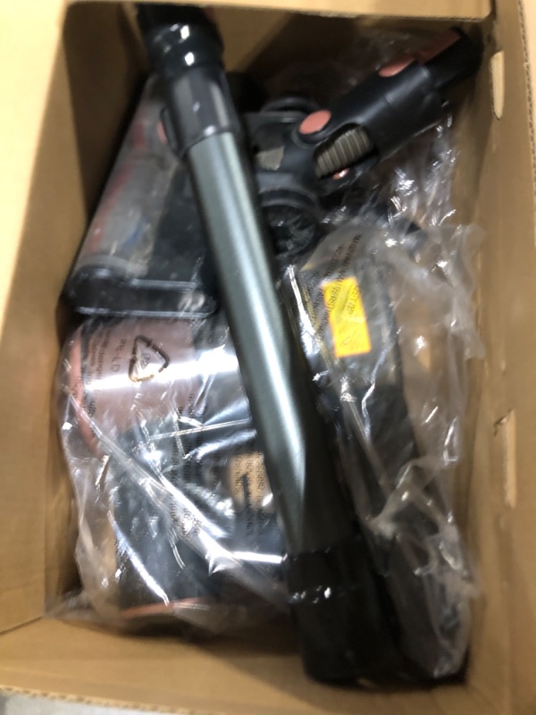 Photo 1 of !!!USED!!!Hysinixs Cordless Vacuum Cleaner, Powerful Lightweight Stick Vacuum with Self-Standing, Anti-Tangle, 8-in-1 Rechargeable Vacuum Cleaners for Home, Hardwood Floors, Carpet, Pet Hair