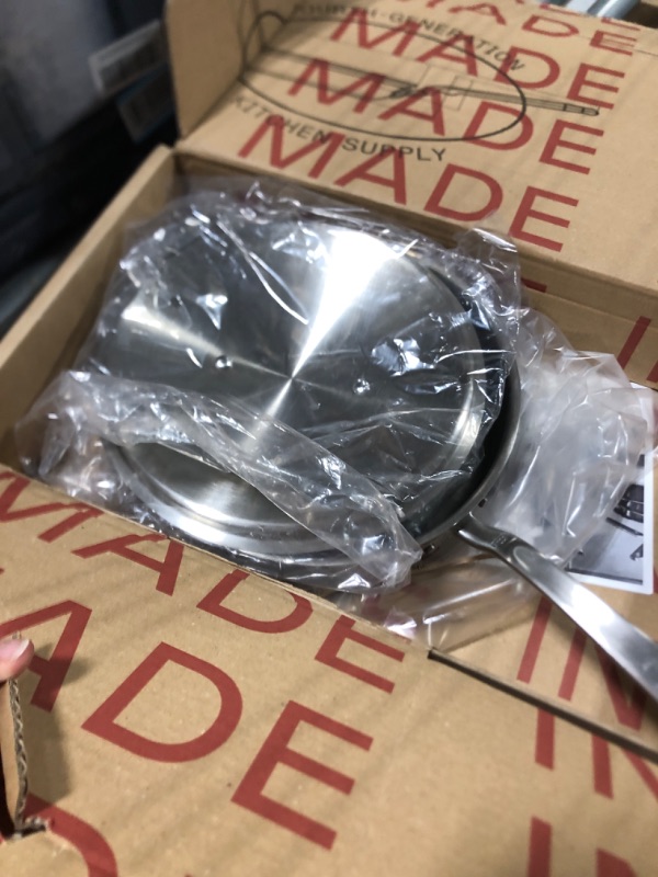 Photo 1 of !!!DIRTY!!!Made In Cookware | 3.5 Quart Stainless Steel Saute Pan | 5 Ply Stainless Clad | Professional Cookware | Induction Compatible | Crafted in Italy