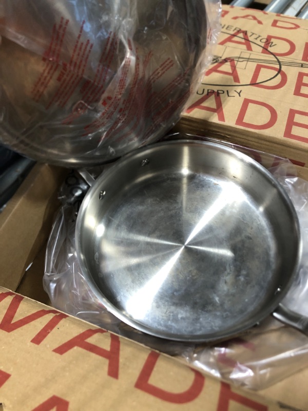 Photo 1 of !!!DIRTY!!!Made In Cookware | 3.5 Quart Stainless Steel Saute Pan | 5 Ply Stainless Clad | Professional Cookware | Induction Compatible | Crafted in Italy