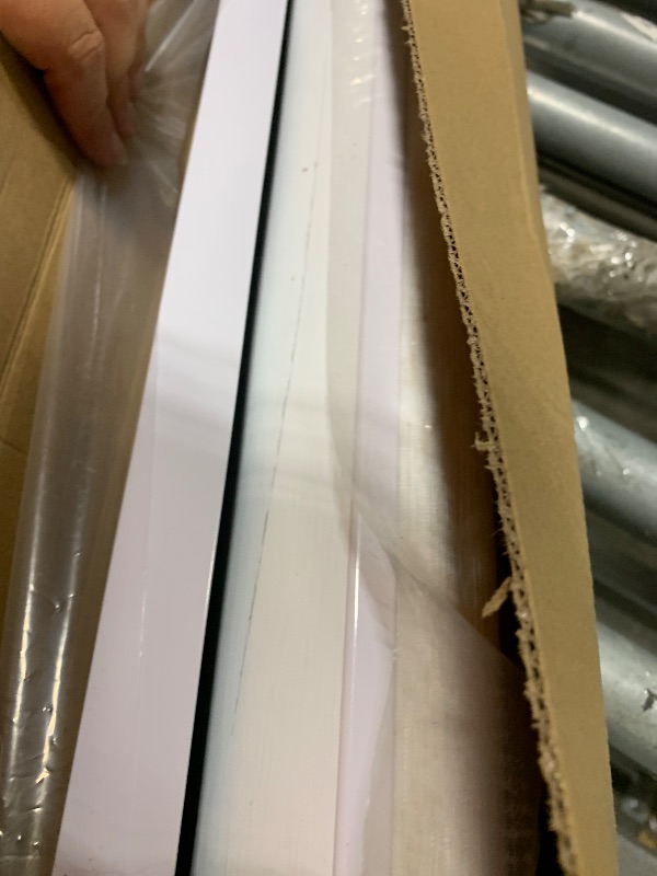 View 3 of !!!SCRATCG DOWN THE CENTER!!!**FINAL SALE!!!Joydeco Natural Woven Roller Shades for Indoor Windows, Cordless Blackout Blinds with Curved Valance, Thermal Insulated UV Protection Privacy Window Shades for Home and Office (Cream,34.5" W x 72" H)