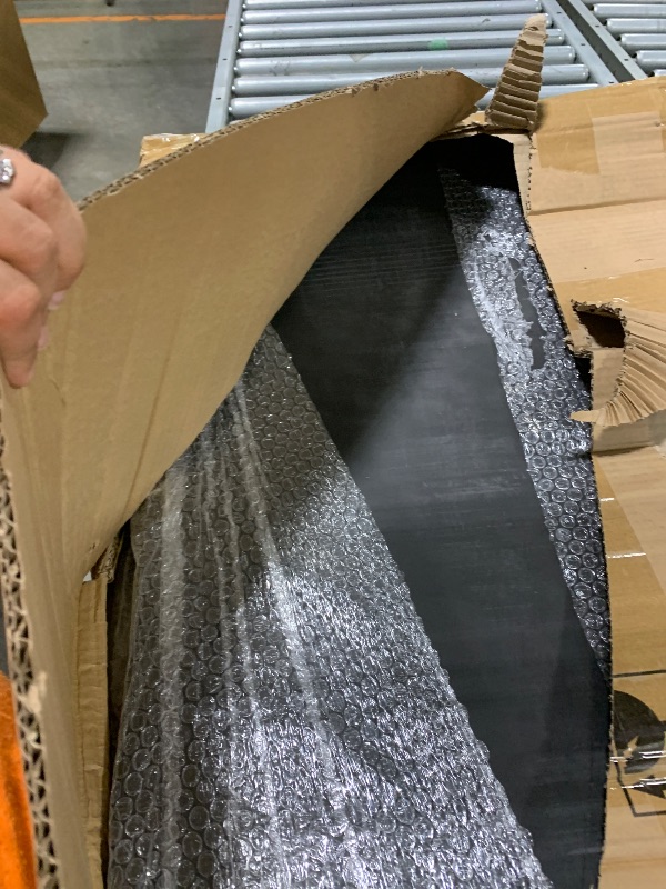 Photo 1 of !!!SMALL SCRATCH!!!Pushglossy 15 Pcs 2 x 4 ft Black Drop Ceiling Tile Waterproof PVC Smooth Ceiling Panels Easy Installation Washable Reusable and Fire Rated No Sag or Breakage