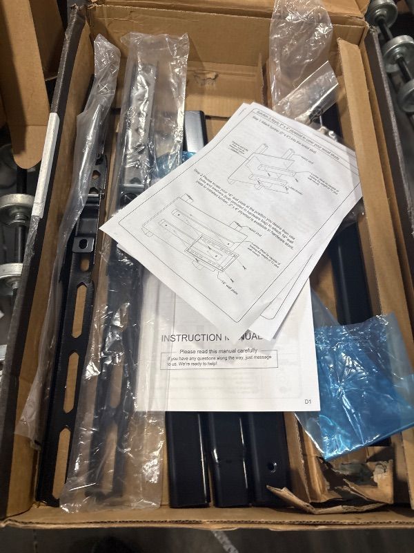 Photo 1 of **MISSING PARTS**
USX Mount Full Motion TV Wall Mount for Most 42-90 inch Flat Screen/LED/4K, TV Mount Bracket Dual Swivel Articulating Tilt 6 Arms, Max 16" Wood Studs, VESA 600x400mm, Holds up to 132lbs