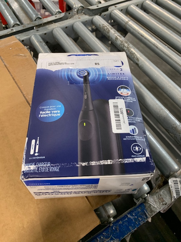 Photo 1 of **NON-FUNCTIONAL**
Oral-B Rechargeable Electric Toothbrush, iO Limited Simple Clean, 3 Cleaning Modes, Automatic Pressure Sensor to Protect Gums, Travel Case, Night Black