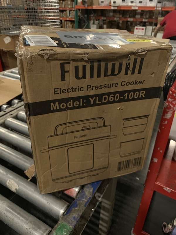Photo 1 of **MISSING PARTS**
Fullwill Electric Pressure Cooker 6QT Dual Pots, 12 in 1 MultiFunction Cooker with 304 Stainless Steel & Ceramic Pots, Pressure Cook, Soup, Porridge, Yogurt, Meat Stew, Rice, Poultry, Beans and More