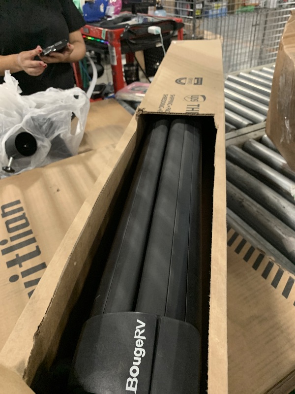 Photo 1 of ** SOLD AS IS, NO REFUND/RETURN** SEE COMMENTS!
BougeRV Lockable Ski & Snowboard Racks for Car Roof, Extension with Sliding Feature, 28'' Fits 6 Pairs Skis or 4 Snowboards, Crab Mounting System Fits for Square/Aero/Oval Cross Bars (Black)