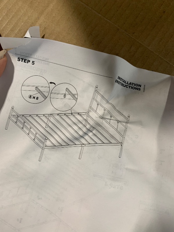 Photo 1 of  twin Bed Frame< Unknown Size