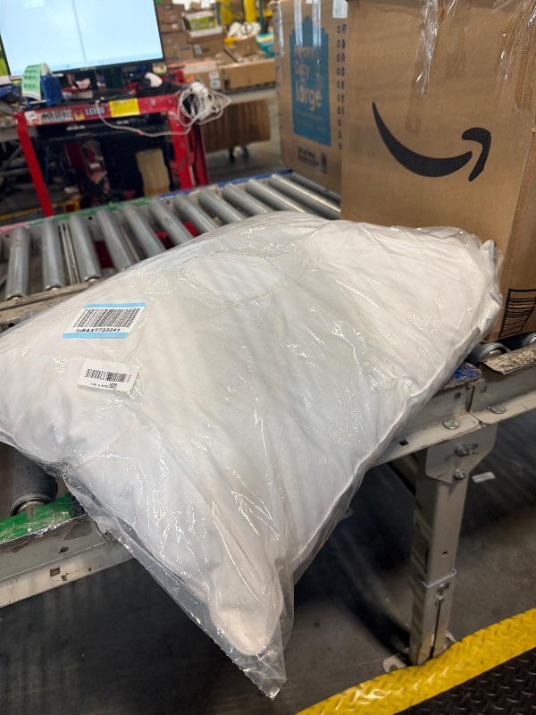 Photo 1 of ***Only one pillow*** Digital Decor 100% Cotton Luxury Hotel Pillows Standard Size Set of 2, Cooling Down Alternative Bed Pillows for Sleeping, Hypoallergenic Soft Pillows for Side & Back Sleepers, Made in USA, 26" x 20"