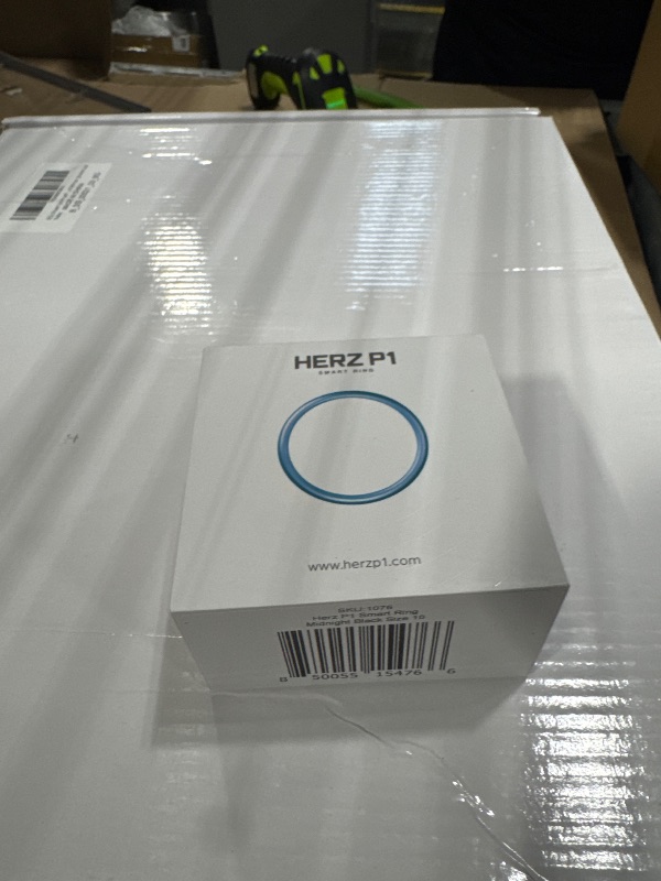 Photo 1 of ** SOLD AS IS NO REFUND/RETURN** SEE COMMENT!
 P1 Smart Ring for Women & Men - (Size 10) 24/7 Health Metrics Fitness Ring, Tracks 20+ Biometrics, 6 Day Battery Life, Waterproof Stainless Steel, Free APP for iOS Android, No Subscription