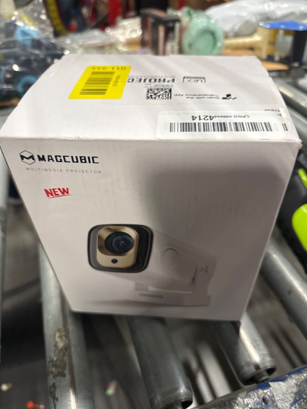 Photo 1 of ?Auto Focus&1080P?Magcubic Mini Smart Projector with 4K Support, Portable Projector with Wifi and Bluetooth, 5W Speaker, Built in Apps, Voice Control, Outdoor Movie Projector