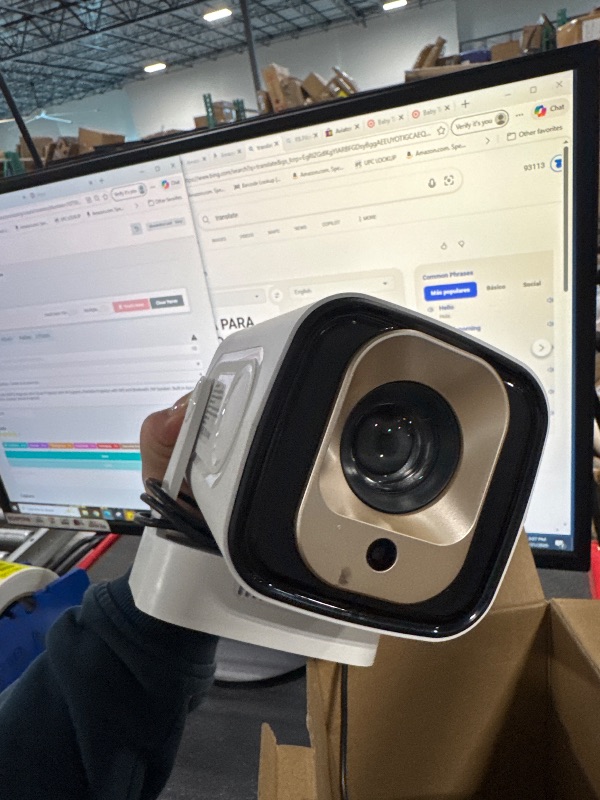 Photo 1 of ?Auto Focus&1080P?Magcubic Mini Smart Projector with 4K Support, Portable Projector with Wifi and Bluetooth, 5W Speaker, Built in Apps, Voice Control, Outdoor Movie Projector