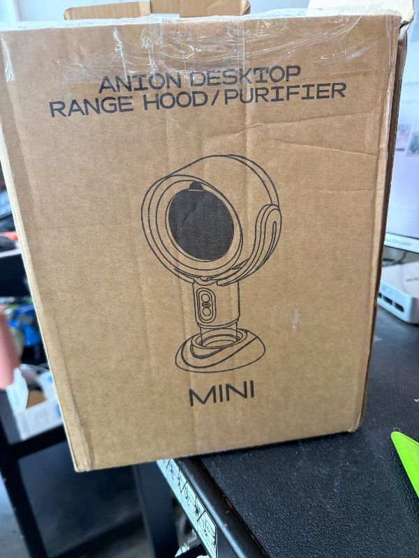 Photo 1 of **UNTESTED**
Portable Range Hood, Desktop Range Hood with 2 Speed Exhaust Fan, Detachable Aluminum Filter, Large Oil Collection Cup, Portable Kitchen Exhaust Fan for Indoor BBQ, Hot Pot Camping Trips Home (Gold)