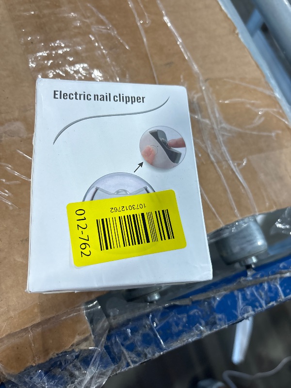 Photo 1 of **UNTESTED**
Automatic Electric Nail Clipper with LED Light & 2 Speeds with Nail Scraps Storage, USB Rechargeable Safety Fingernail Trimmer for Baby, Children, Kids, Adult, Seniors and Caregivers, White