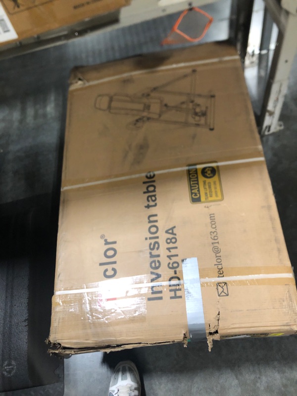 Photo 1 of ***FACTORY SEALED***
Teclor Inversion Table,Advanced Heat and Massage Function,Strength Training Inversion Table for Back Pain Relief,Heavy Duty Inversion Table 350 lbs Capacity with Wider and Thickened Backrest