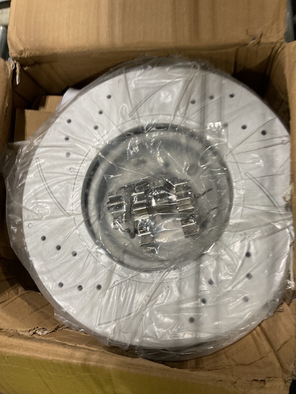 Photo 1 of ***SIMILAR ITEM***
PowerStop Front Brake & Caliper Kit For Chevrolet Blazer 1995-97 |S10 1994-03 |S10 Blazer 1991-94 - Drilled and Slotted Truck & Tow Disc Rotors with Ceramic Brake Pads Upgrade, KC1985-36