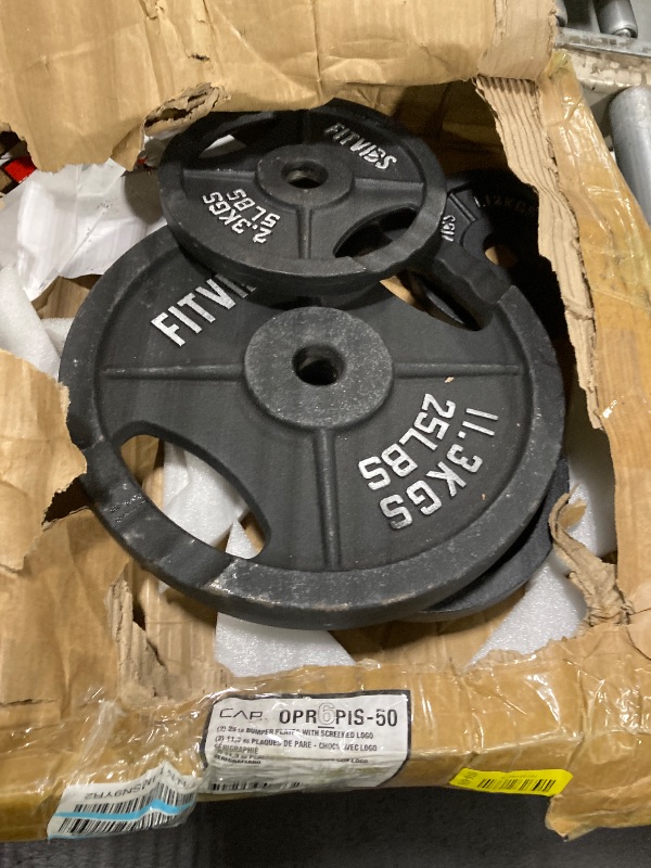 Photo 1 of ***SIMILAR ITEM***
CAP Barbell Olympic 2-Inch Weight Plate, GRAY 10 LBS - 4 Plate Set