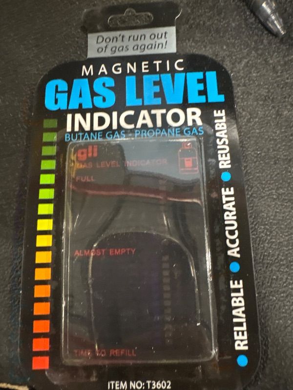 Photo 1 of **ONLY ONE**
2 Pieces Magnetic Gas Level Indicator Reusable Propane Fuel Level Indicators Propane Tank Gauge for Home Kitchen Tool Outdoor Barbecues, Camping