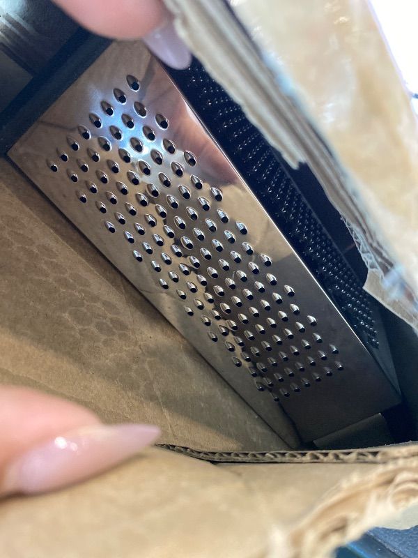 Photo 1 of *MISSING PARTS - see clerk notes*
Urbanstrive Cheese Grater With Container Box Grater Stainless Steel Graters for Kitchen Cheese Shredder Parmesan Shredder Kitchen Gadgets Kitchen Tools Kitchen Gifts for Chef Dishwasher Safe Zester