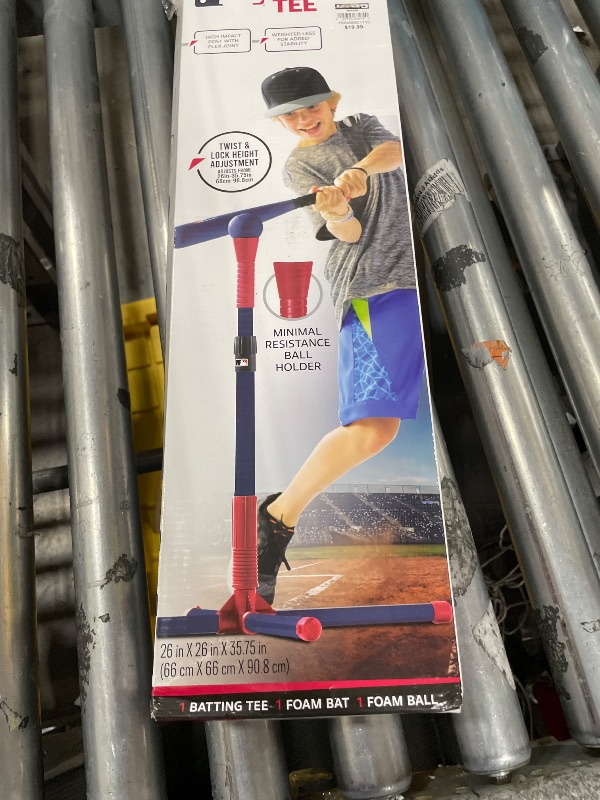Photo 1 of "Franklin mlb xt batting tee set red"