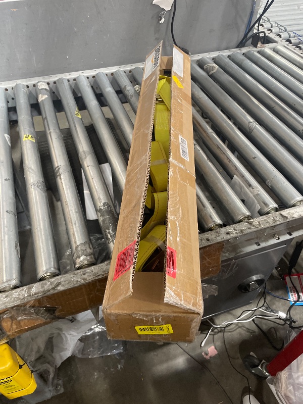 Photo 1 of **PARTS ONLY** Trekassy E Track Rail Tie-Down Kit, 20 Pcs Set: 16in+2ft+3ft Etrack Rails (6 Pack) & 14 E-Track Accessories - 2 Ratchet Straps, 6 O Ring Anchors, 4 Rope Tie Offs, 2 J-Hooks for Trailers Trucks