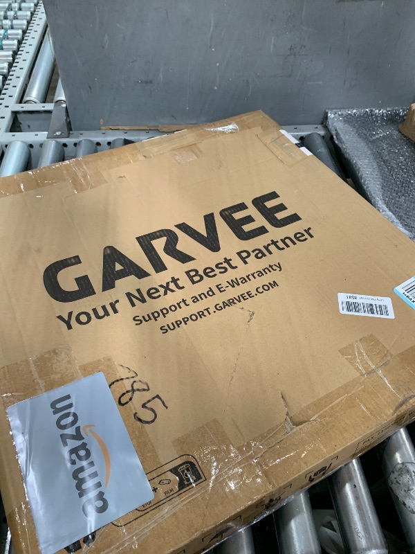 Photo 1 of *** no accessories** GarveeTech 24 in x 24 in Washing Machine Pan for Washer and Dryer and Small Appliances, 304 Stainless Steel Washing Machine Tray with 4 Pcs Anti-Vibration Washing Machine Feet, No Hole